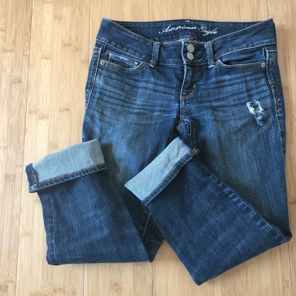 American Eagle Cropped Capri Jeans